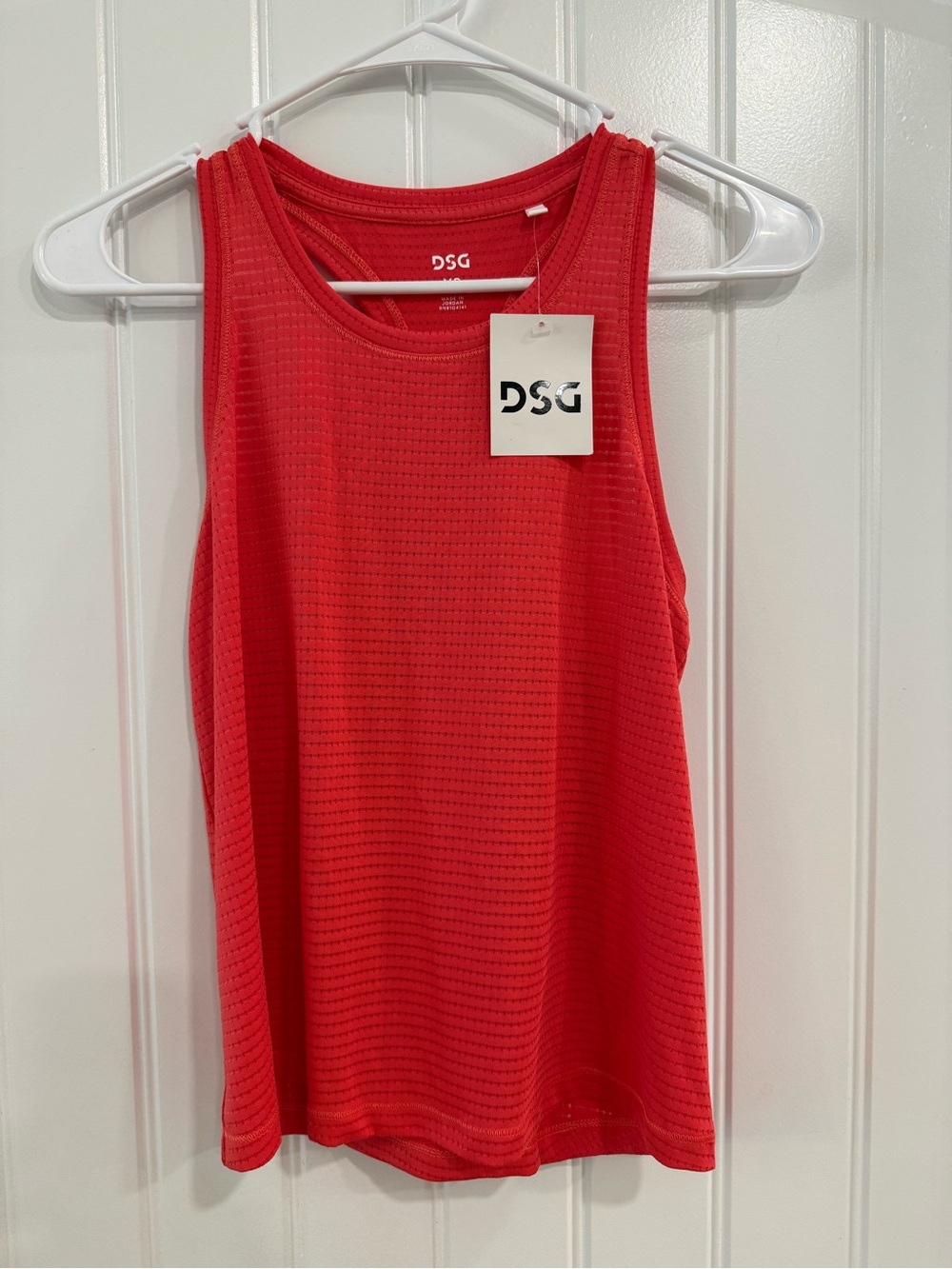 DSG Bright Red Mesh Racerback Tank